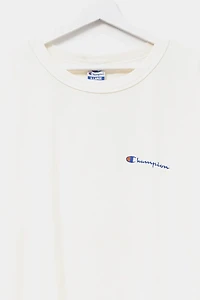 Vintage 1990s Distressed Champion Cotton Script Logo T-Shirt