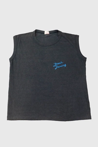 Vintage 1984 Break Dancing Graphic Sleeveless T-Shirt
