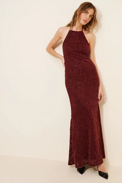 Nia Aurelia Lace Maxi Dress