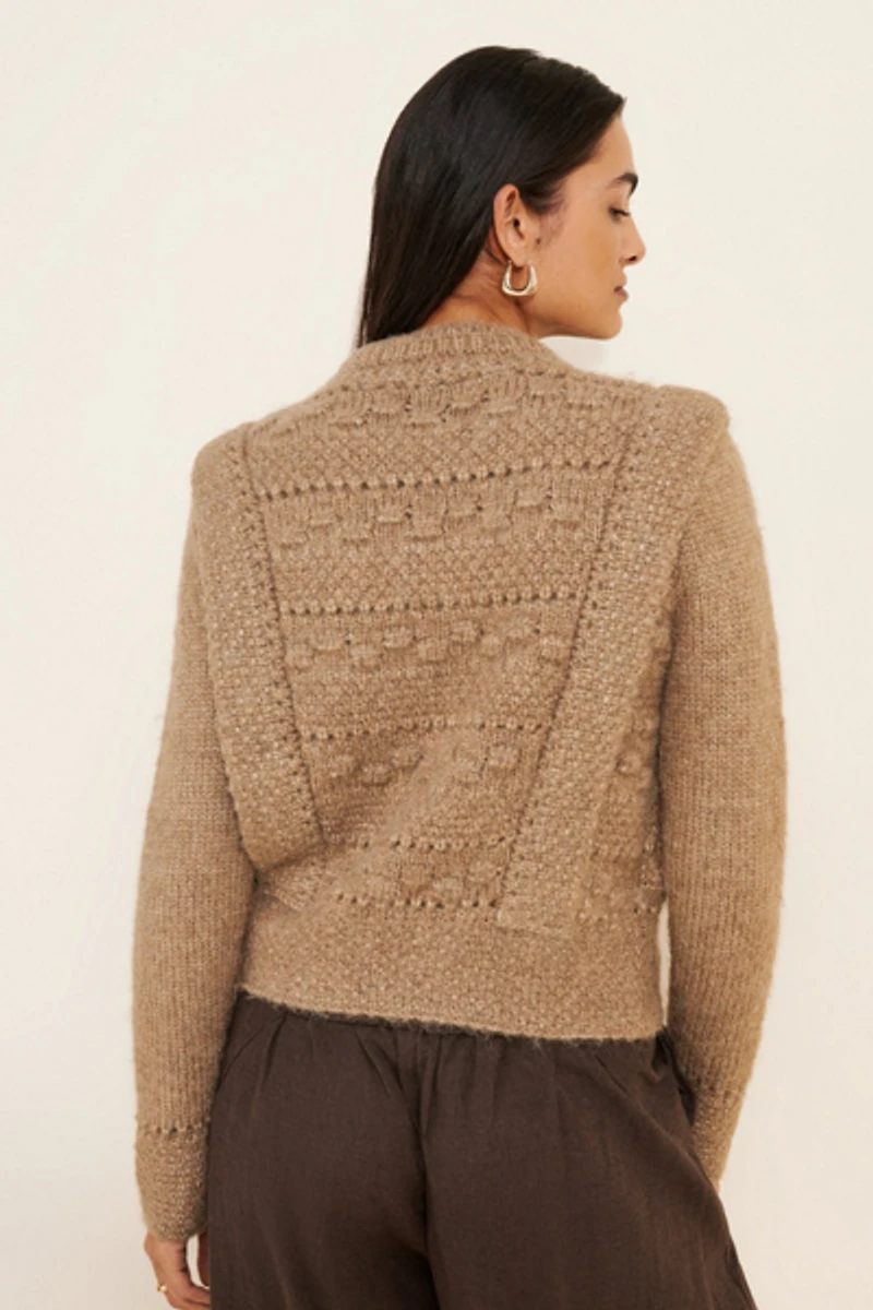 Endless Rose Chunky Knit Detailed Sweater