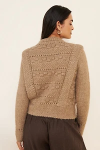 Endless Rose Chunky Knit Detailed Sweater