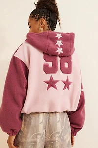 Daisy Street Slush Borg Hoodie