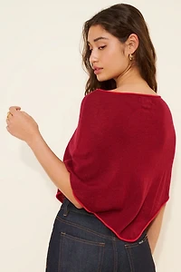 Frankies Bikinis Scout Knit Poncho