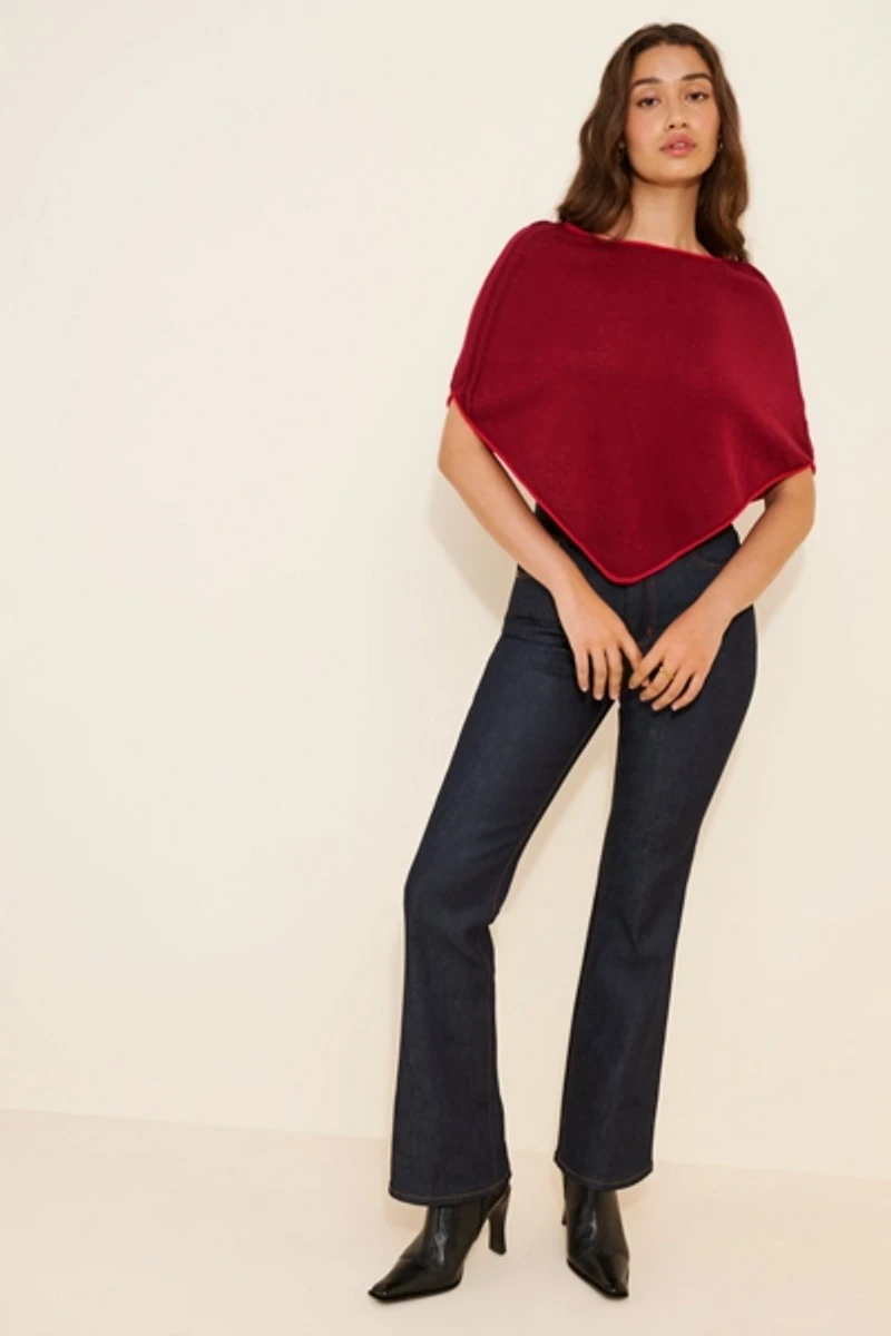 Frankies Bikinis Scout Knit Poncho