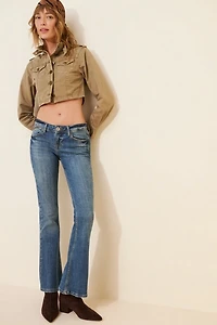 Abrand Jeans Cropped Denim Utility Jacket