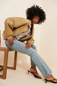Motel Rigid Low Rise Flare Jeans