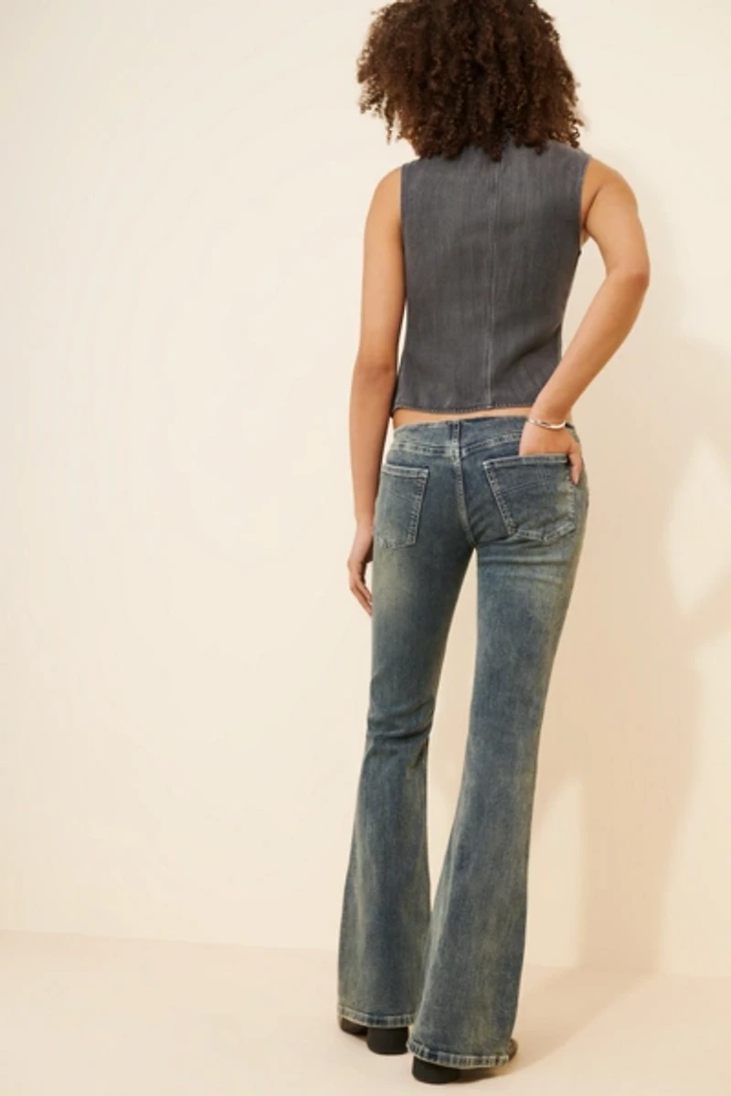 The Ragged Priest Low Rise Latch Jeans