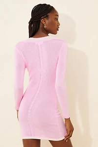 Frankies Bikinis Logan Knit Mini Dress