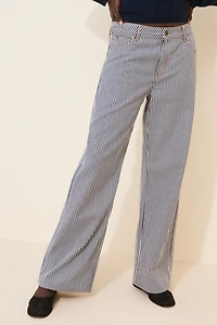 Lioness Top Model Stripe Jeans