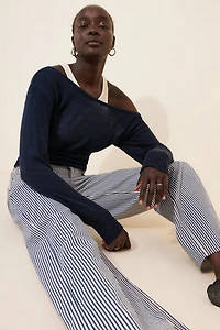 Lioness Top Model Stripe Jeans