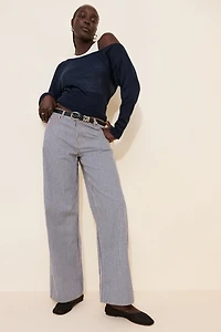 Lioness Top Model Stripe Jeans