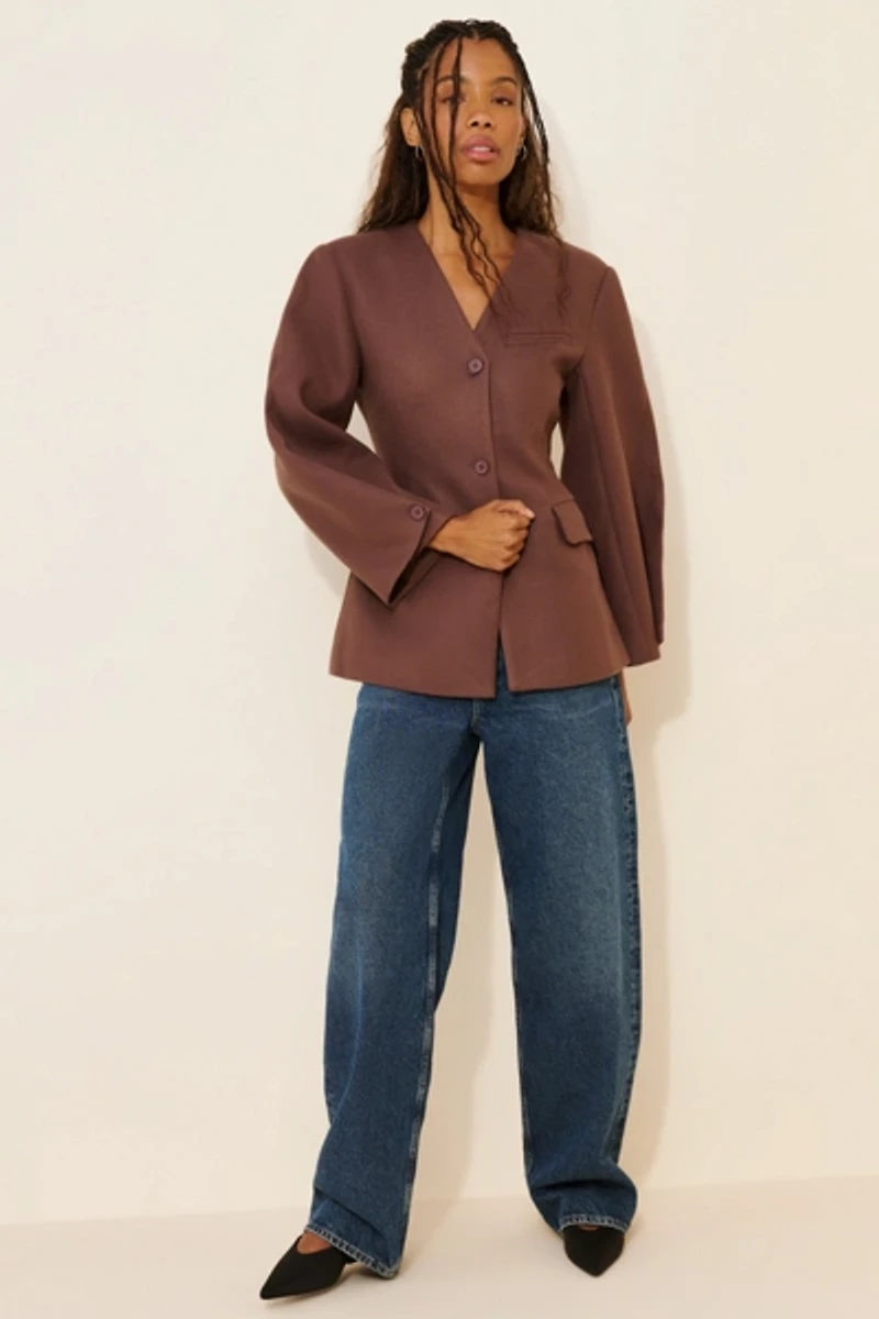 Lioness Box Heart Shaped Blazer