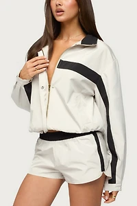 Edikted Emrie Stripey Nylon Jacket