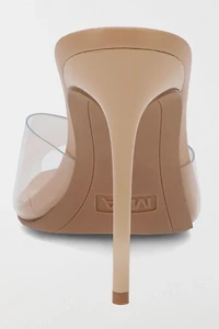 MIA Gwyneth Peep Toe Stiletto Mule