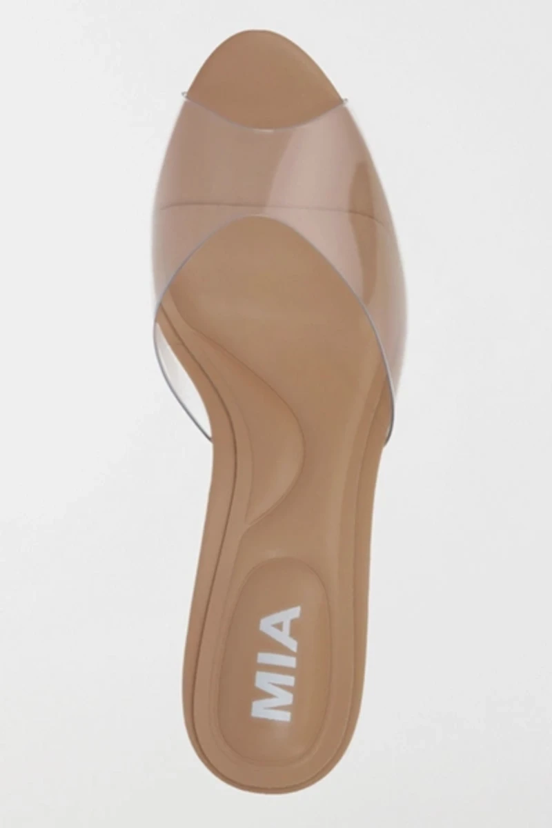 MIA Gwyneth Peep Toe Stiletto Mule