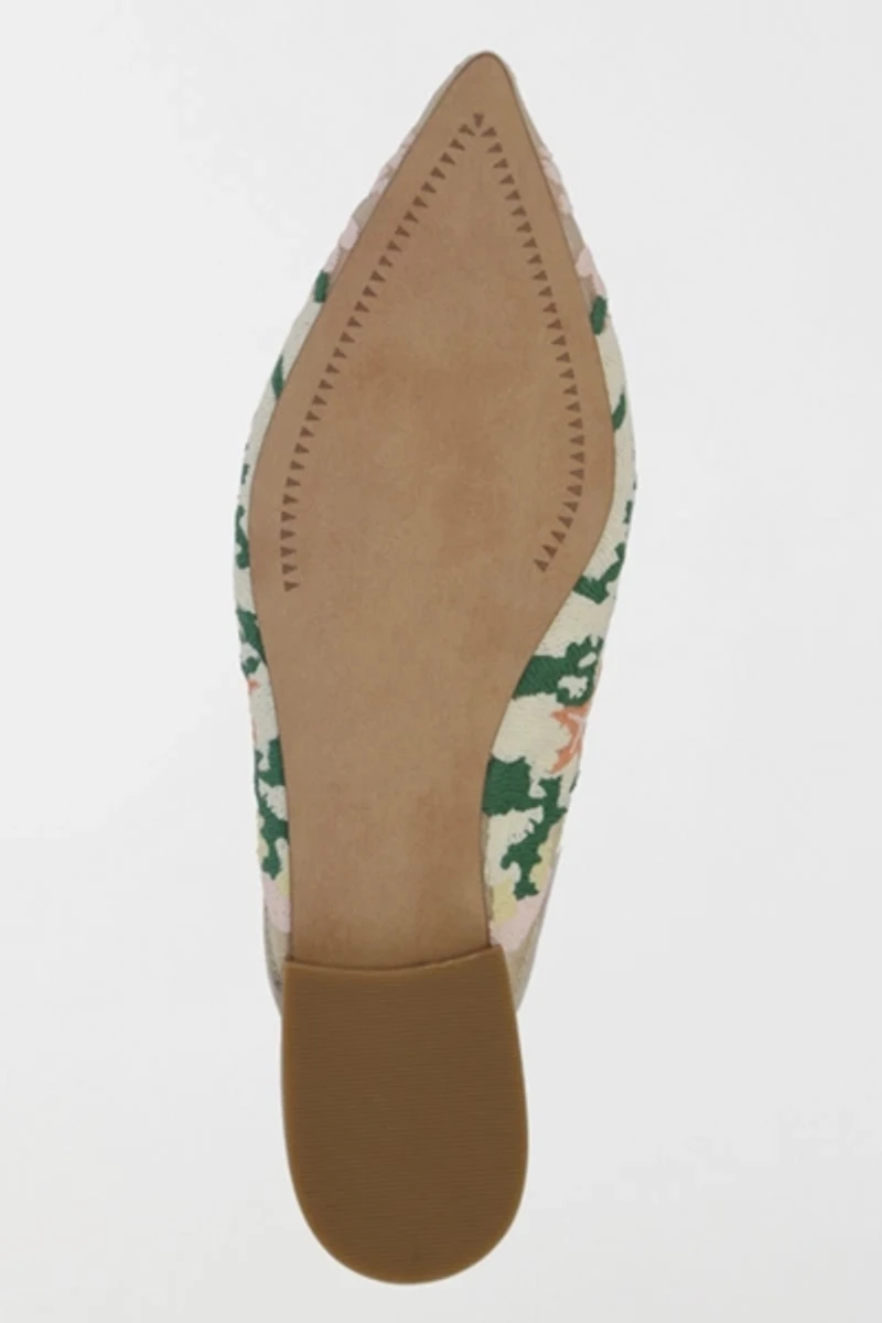 MIA Aita Embroidered Flat Mule