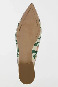 MIA Aita Embroidered Flat Mule