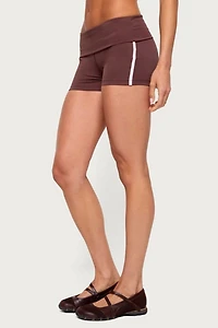 Edikted Ambar Contrast Stripe Shorts