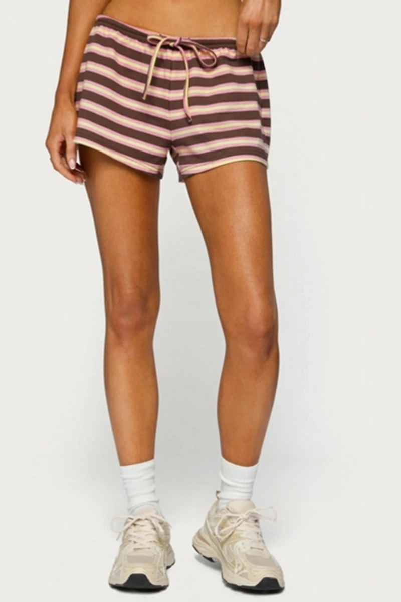 Edikted Blanchy Striped Shorts