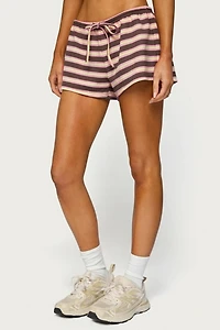 Edikted Blanchy Striped Shorts