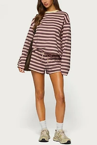 Edikted Blanchy Striped Shorts