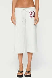 Edikted 80 Sequin Capri Sweatpants