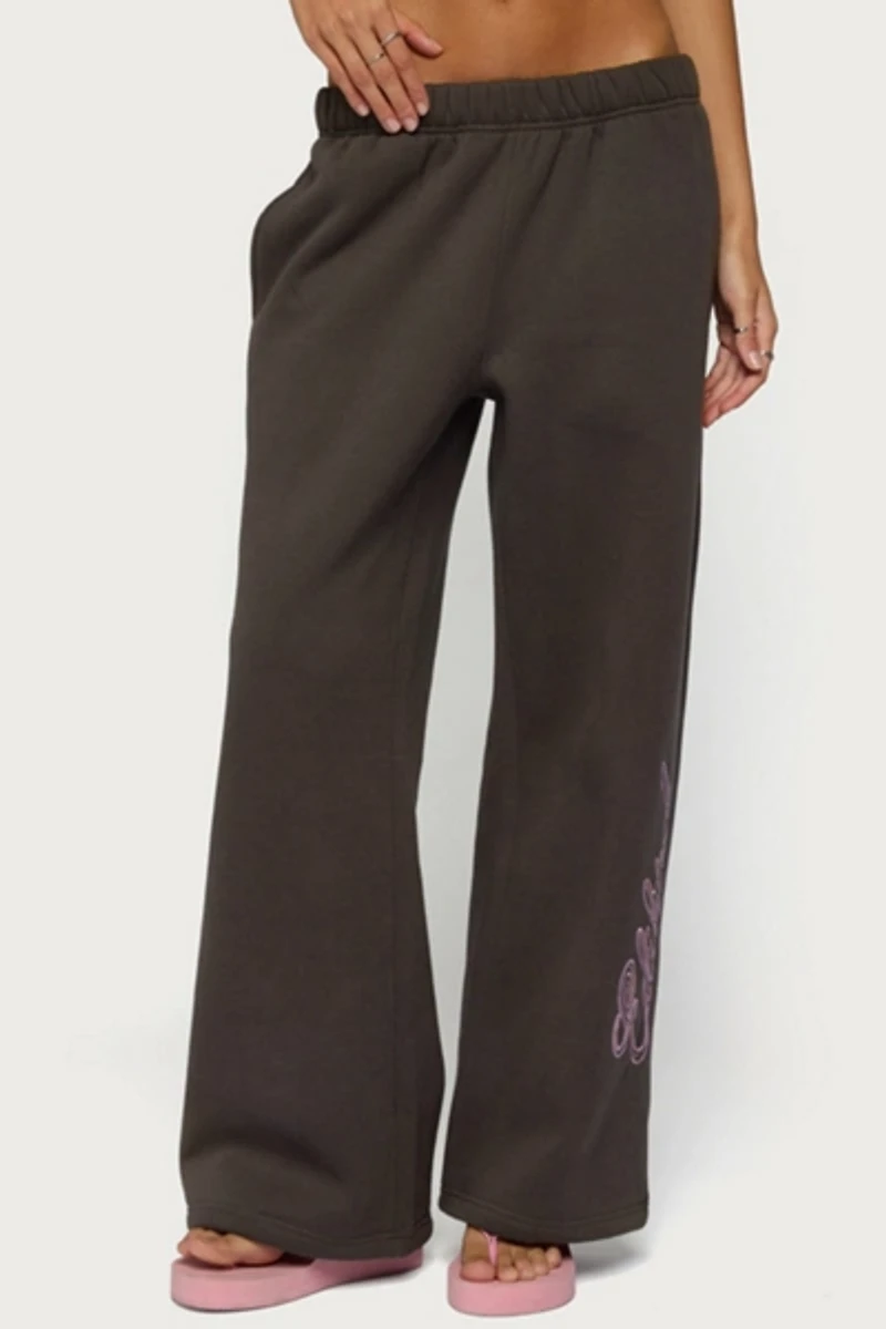 Edikted Always Sequin Sweatpants