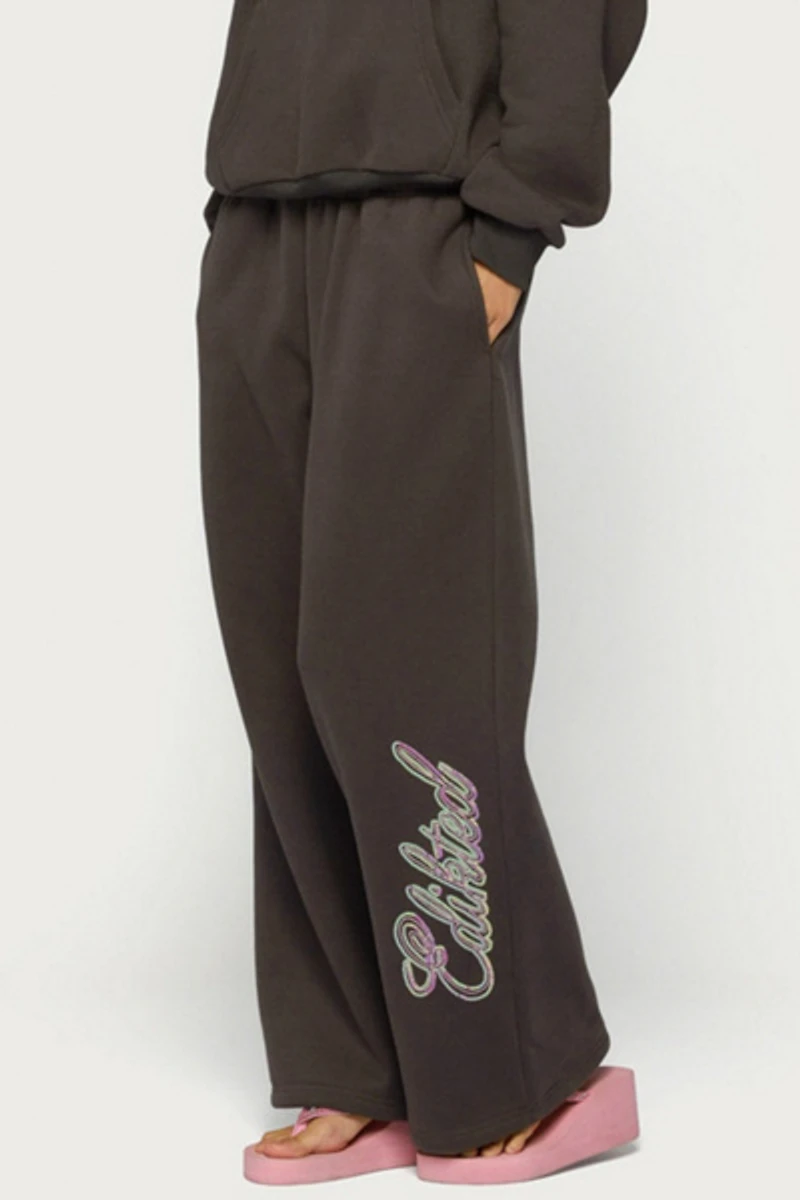 Edikted Always Sequin Sweatpants
