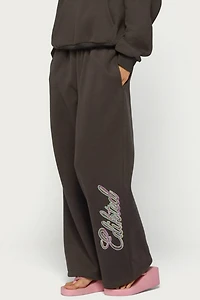 Edikted Always Sequin Sweatpants