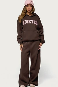 Edikted Glow Rhinestone Sweatpants