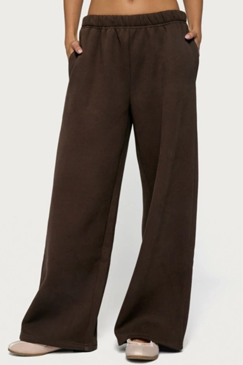 Edikted Glow Rhinestone Sweatpants