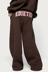 Edikted Glow Rhinestone Sweatpants