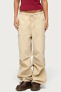Edikted Emzi Baggy Cotton Cargo Pants
