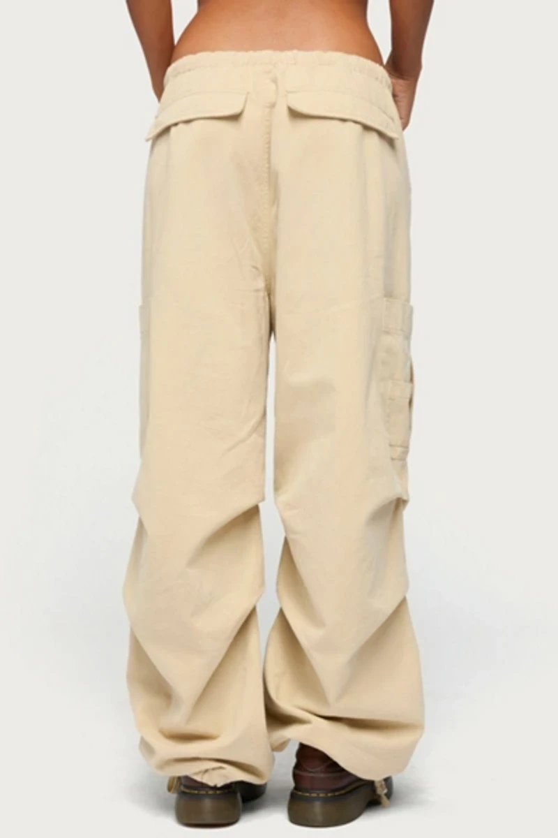 Edikted Emzi Baggy Cotton Cargo Pants