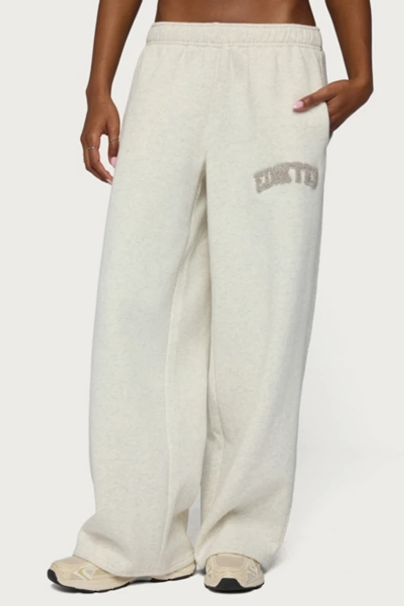 Edikted To You Wide Leg Sweatpants