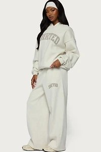 Edikted To You Wide Leg Sweatpants