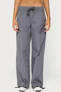 Edikted Kathleen Oversized Cotton Cargo Pants