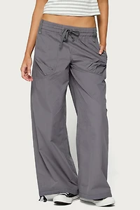 Edikted Kathleen Oversized Cotton Cargo Pants