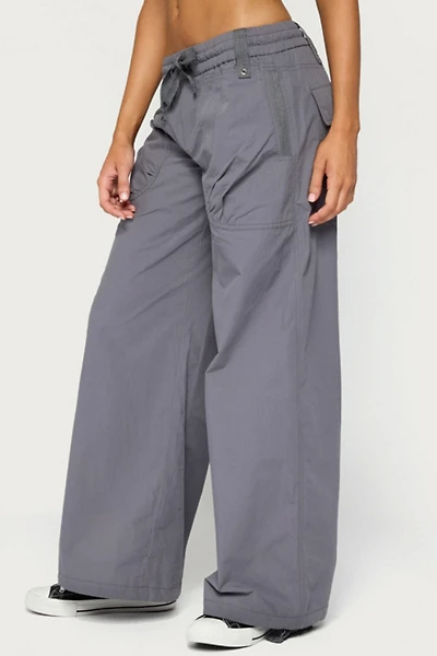 Edikted Kathleen Oversized Cotton Cargo Pants