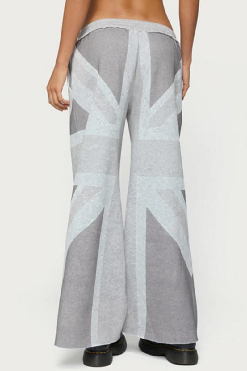 Edikted London Rush Wide Leg Sweatpants
