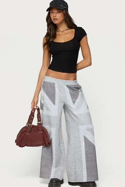 Edikted London Rush Wide Leg Sweatpants