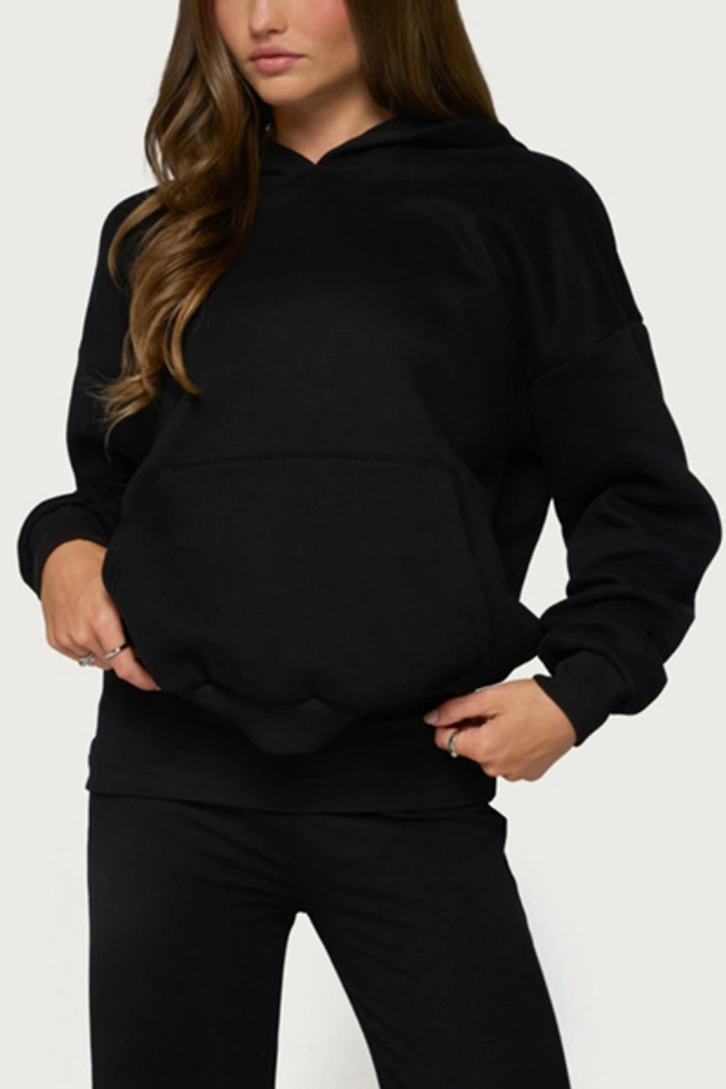 Edikted Angel Energy Sequin Hoodie