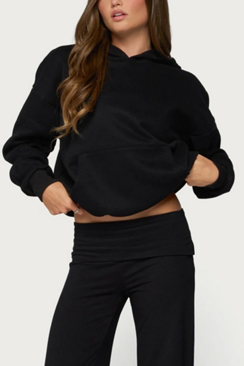 Edikted Angel Energy Sequin Hoodie