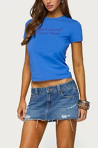 Edikted Angels Are Real T Shirt
