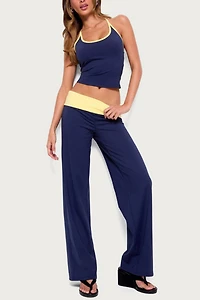 Edikted Dayna Contrast Halter Top