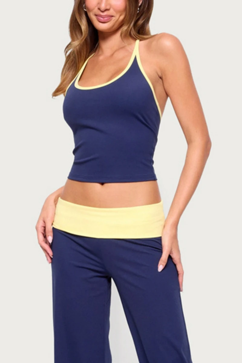 Edikted Dayna Contrast Halter Top