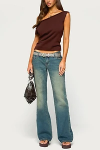 Edikted Lauria Off Shoulder Knit Top