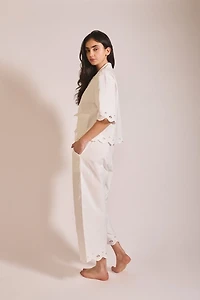 TBCo Cotton Shell Cropped Pajamas Set