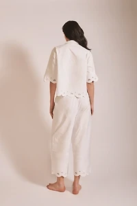 TBCo Cotton Shell Cropped Pajamas Set