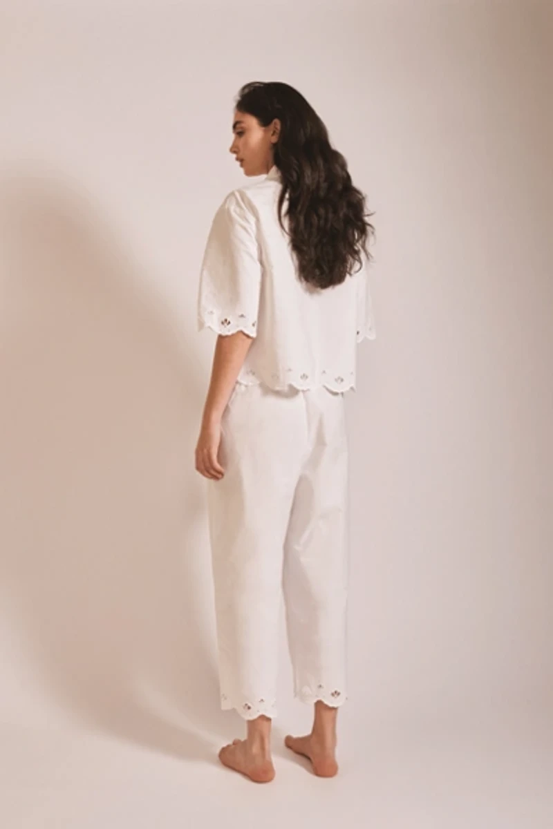 TBCo Cotton Shell Cropped Pajamas Set